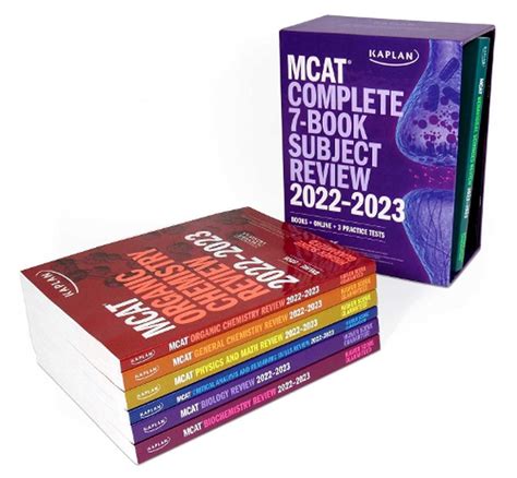 Kaplan MCAT Complete 7-Book Subject Home Study Kit 2022-2023 - Eighth edition. . Mcat kaplan books